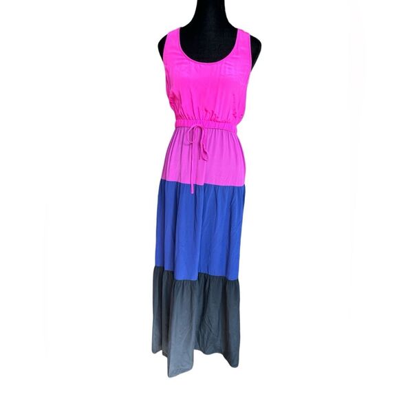 Twelfth Street by Cynthia Vincent Silk Maxi Dress Size XS Lightweight Long Dress - Picture 2 of 8